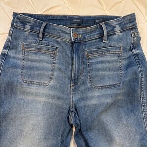 J. Jill Patch Pocket Flare Jean 8P